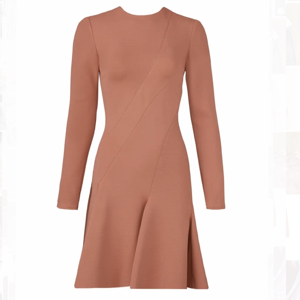 Carven mini compression dress bois de roses t36